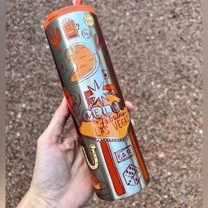 Las Vegas 🎲 Starbucks stainless steel tumbler NWT LOWBALL OFFERS DECLINED